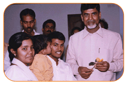 Mr N Bitra & Mrs N.P.Bitra & Bill Bitra with Ex. Chief Minister Of Andhra Pradesh, January 1st' 2003, On the occasion of New Year Greeting Wishes
Mr N Bitra & Mrs N.P.Bitra & Bill Bitra with Ex. Chief Minister Of Andhra Pradesh, January 1st' 2003, On the occasion of New Year Greeting Wishes