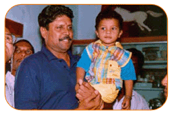 Mr. N Bitra, Friends & Family, With Mr. Kapil Dev & Sri PNV Prasad, Ex. SAAP Chairman, The occasion of Kinetic Boss Vehicle Opening at Bitra's House At Banjara Hills, Road No. 10, On 21st Oct'2002. Mr. N Bitra, Friends & Family, With Mr. Kapil Dev & Sri PNV Prasad, Ex. SAAP Chairman, The occasion of Kinetic Boss Vehicle Opening at Bitra's House At Banjara Hills, Road No. 10, On 21st Oct'2002.